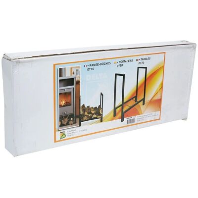 RUECAB Deposito legna in acciaio - Porta legna compatto - 76x71x31cm RUECAB Deposito legna in acciaio - Porta legna compatto - 76x71x31cm