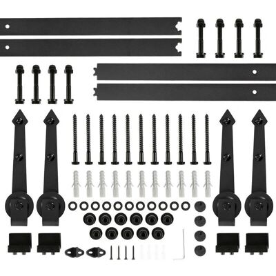 Skecten - Kit de Puerta Corredera 366cm - Rail de Acero Skecten - Kit de Puerta Corredera 366cm - Rail de Acero