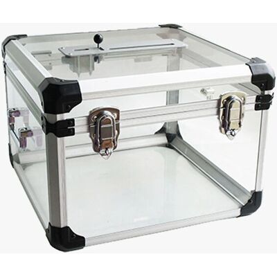 Viso URNOF 600 - Boîte en Aluminium Rectangulaire - Urne Officielle - Publicité Viso URNOF 600 - Boîte en Aluminium Rectangulaire - Urne Officielle - Publicité