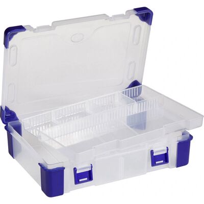 VISO Sortimentskasten - 9 Fächer - Transparent - 230x160x60mm - Kleinteilebox VISO Sortimentskasten - 9 Fächer - Transparent - 230x160x60mm - Kleinteilebox