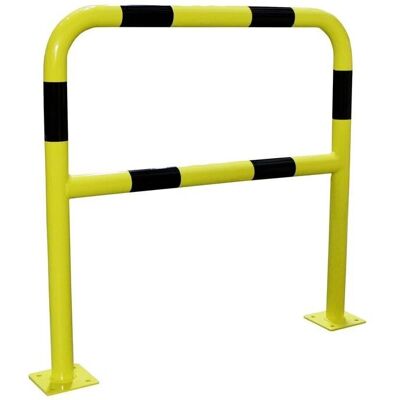 Barrière de Sécurité MetalWorks Jaune/Noir - 2000x1000mm - Acier - Publicité Barrière de Sécurité MetalWorks Jaune/Noir - 2000x1000mm - Acier - Publicité