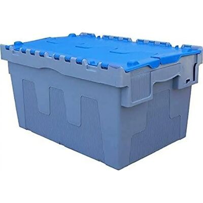 Caja de almacenaje Metal Works 856001329 - 54L, Azul, Apilable Caja de almacenaje Metal Works 856001329 - 54L, Azul, Apilable