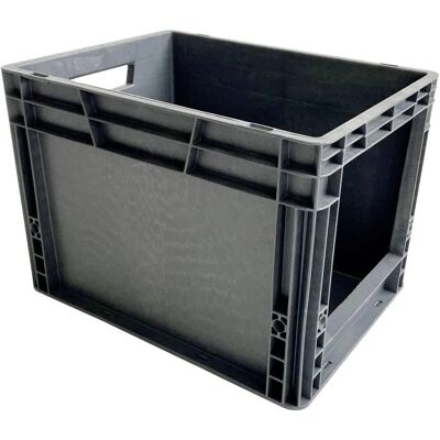 Bac de stockage Viso - 25L Polypropylène empilable - Paroi ouverte sur le côté - Norme Européenne - Publicité Bac de stockage Viso - 25L Polypropylène empilable - Paroi ouverte sur le côté - Norme Européenne - Publicité