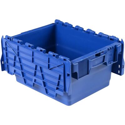 Boîte de stockage Viso avec couvercle - 16L - Bleu - Publicité Boîte de stockage Viso avec couvercle - 16L - Bleu - Publicité