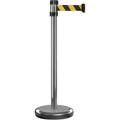 Metalworks Pfosten - Edelstahl - Gelb/Schwarz - 2,1m - Post Metalworks Pfosten - Edelstahl - Gelb/Schwarz - 2,1m - Post