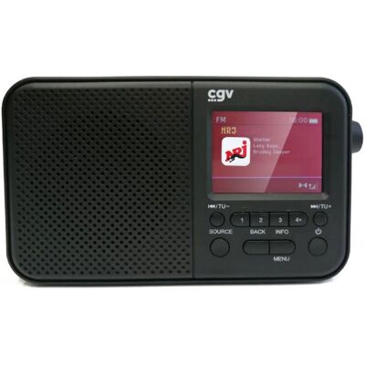 CGV DR7+ Radio portable noir - Radio - Publicité CGV DR7+ Radio portable noir - Radio - Publicité