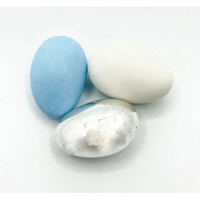 Générique - Dragées amandes fines - bleu blanc argent - Publicité Générique - Dragées amandes fines - bleu blanc argent - Publicité