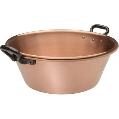 Cocotte en cuivre pour confitures 38cm 9L - Nature & Saveurs - Publicité Cocotte en cuivre pour confitures 38cm 9L - Nature & Saveurs - Publicité
