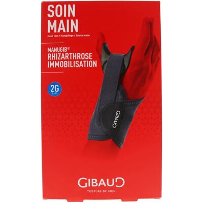 Orthèse Gibaud Manugib Rhizarthrose - Main Gauche Taille 2 - Publicité Orthèse Gibaud Manugib Rhizarthrose - Main Gauche Taille 2 - Publicité