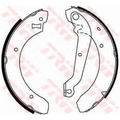 TRW GS6207 Bremsesko til Ford Sierra Mk1/Mk2 - 229mm Diameter TRW GS6207 Bremsesko til Ford Sierra Mk1/Mk2 - 229mm Diameter