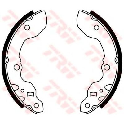 TRW - GS8699 - 165 - 28 - Brake shoes TRW - GS8699 - 165 - 28 - Brake shoes