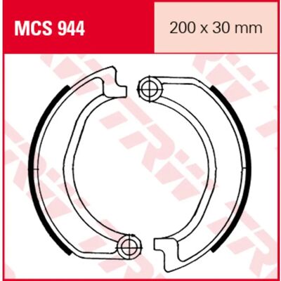 TRW MCS944 Chaussures de Frein, Plaquettes & Pièces Moto TRW MCS944 Chaussures de Frein, Plaquettes & Pièces Moto