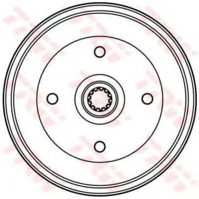 TRW VW Bremsedrum 113501615G, 113501615J - Bremsedrum TRW VW Bremsedrum 113501615G, 113501615J - Bremsedrum
