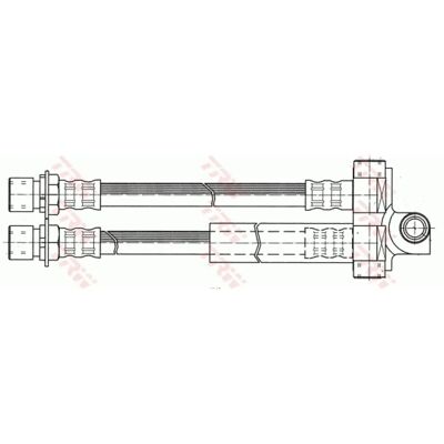 TRW PHA277 Fleksibel bremse slange - M12x1 Ford Transit Mk2-Mk4 TRW PHA277 Fleksibel bremse slange - M12x1 Ford Transit Mk2-Mk4
