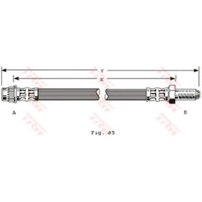 TRW PHB304 σωλήνας φρένου - Σωλήνας φρένου 315 mm M10x1 Renault TRW PHB304 σωλήνας φρένου - Σωλήνας φρένου 315 mm M10x1 Renault