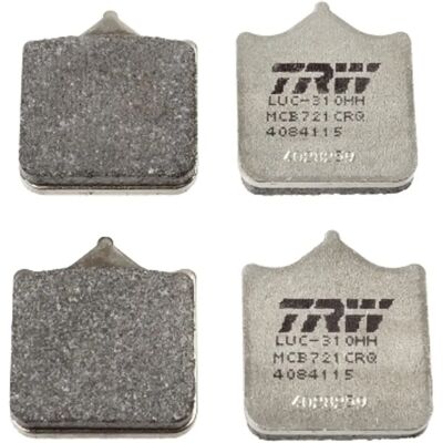 Plaquettes de frein TRW Lucas - Pièces moto haute performance - Publicité Plaquettes de frein TRW Lucas - Pièces moto haute performance - Publicité
