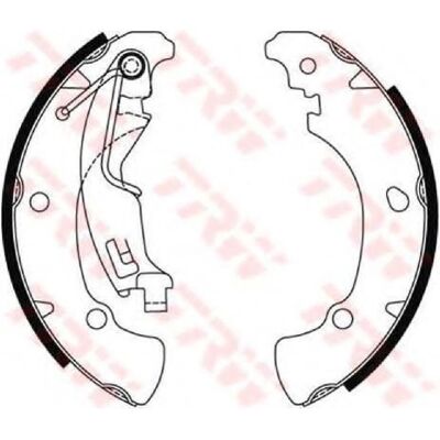 TRW GS8487 Bremsesko Nissan - Indre diameter 203mm, Bredde 36mm - Almera & Primera TRW GS8487 Bremsesko Nissan - Indre diameter 203mm, Bredde 36mm - Almera & Primera