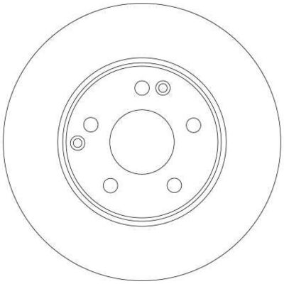 TRW Levyjarrulevy Mercedes-Benz - ilmastoitu 288mm - W202, W210, S210 TRW Levyjarrulevy Mercedes-Benz - ilmastoitu 288mm - W202, W210, S210