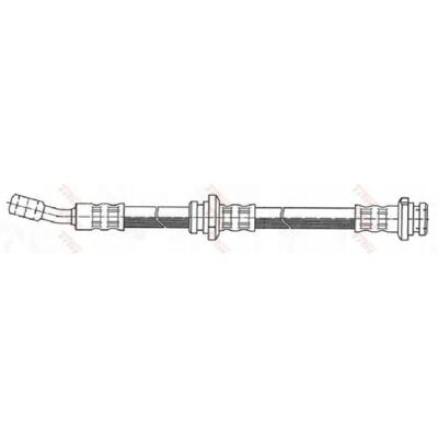 TRW PHD409 Fleksibel bremse slange - 480mm, M10x1, Nissan Almera TRW PHD409 Fleksibel bremse slange - 480mm, M10x1, Nissan Almera