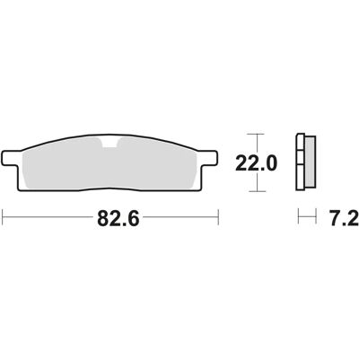 Pastiglie freno TRW MCB558SI Offroad - Kit di freni Pastiglie freno TRW MCB558SI Offroad - Kit di freni