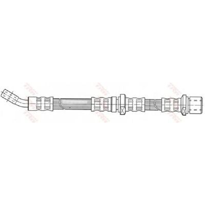 Bromsvätskeslang TRW PHD434 - 550mm längd, Inre gänga M10x1, Banjo-anslutning Bromsvätskeslang TRW PHD434 - 550mm längd, Inre gänga M10x1, Banjo-anslutning
