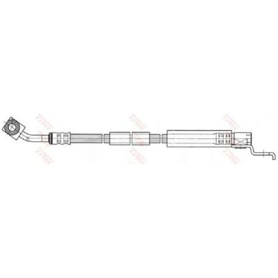TRW bremseslange PHD442 - 454mm, indvendig gevind 3/8 24 UNF TRW bremseslange PHD442 - 454mm, indvendig gevind 3/8 24 UNF