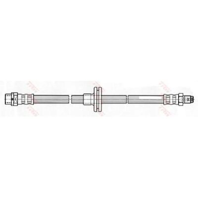 TRW PHB442 Bremsschlauch - 510mm, M10x1, für BMW X5 TRW PHB442 Bremsschlauch - 510mm, M10x1, für BMW X5