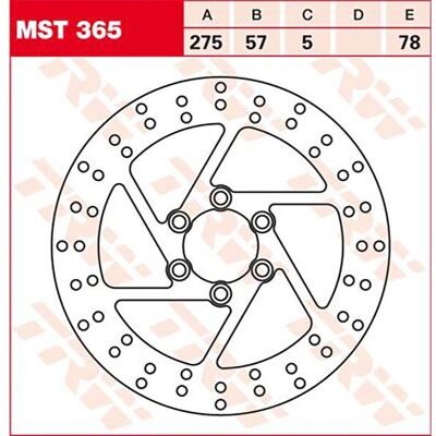 Disque de frein TRW - Résistant, pour Suzuki V-Strom 1400 GLF '88 Disque de frein TRW - Résistant, pour Suzuki V-Strom 1400 GLF '88