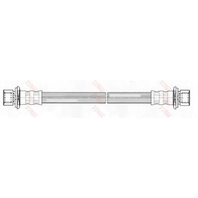 TRW PHA432 Bremseslange - 318mm M10x1 - Passer til Toyota Yaris I 3/5 døre TRW PHA432 Bremseslange - 318mm M10x1 - Passer til Toyota Yaris I 3/5 døre