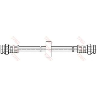 Trw PHA435 Bremsschlauch - 260mm, M10x1, Innengewinde, Fiat Palio Siena Trw PHA435 Bremsschlauch - 260mm, M10x1, Innengewinde, Fiat Palio Siena