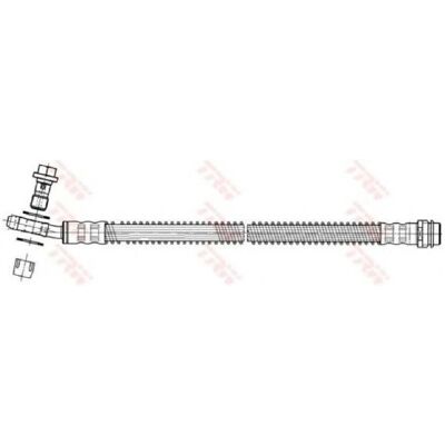 Trw Tub de Frână 440mm Spate Stânga Dreapta - Tub de Frână Trw Tub de Frână 440mm Spate Stânga Dreapta - Tub de Frână