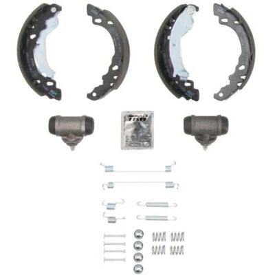 TRW BK1767 Conjunto de freios - Para Fiat 500, Panda, Ford KA TRW BK1767 Conjunto de freios - Para Fiat 500, Panda, Ford KA