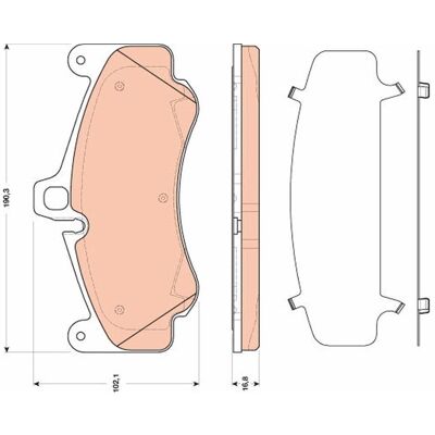 TRW GDB1817 - Σετ δαγκάνες φρένων δίσκου εμπρός Porsche 911 TRW GDB1817 - Σετ δαγκάνες φρένων δίσκου εμπρός Porsche 911