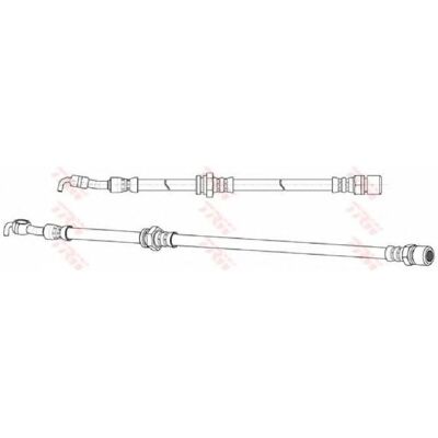 Furtun de frână TRW - 445mm Filet M10x1 Feminin Furtun de frână TRW - 445mm Filet M10x1 Feminin