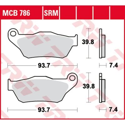TRW Bremsesko - Sinter Maxi Scooter TRW Bremsesko - Sinter Maxi Scooter