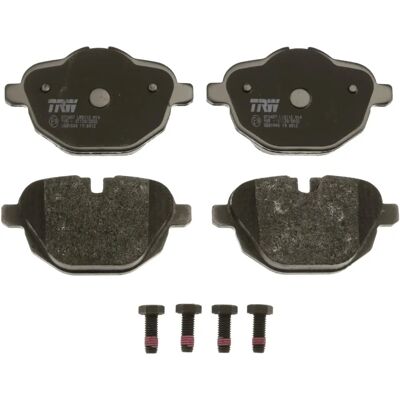 Pastilhas de Freio TRW para BMW 5 X3 X4 Z4 - Aviso de Desgaste Pastilhas de Freio TRW para BMW 5 X3 X4 Z4 - Aviso de Desgaste