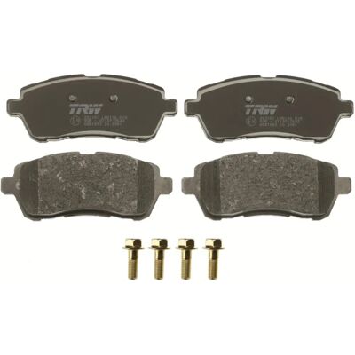 TRW Bremsbeläge - 8V512K021AB - Satz mit 4 für Ford Fiesta TRW Bremsbeläge - 8V512K021AB - Satz mit 4 für Ford Fiesta