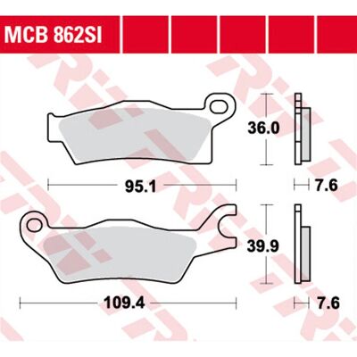 Pastiglie freno sinterizzate Offroad TRW Lucas - Pastiglie freno Pastiglie freno sinterizzate Offroad TRW Lucas - Pastiglie freno