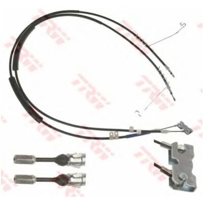 Bageste bremsekabel Ford Transit Connect - 1998mm, 1870mm - Bremseledning Bageste bremsekabel Ford Transit Connect - 1998mm, 1870mm - Bremseledning