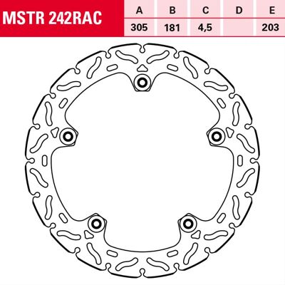 ALL BALLS MSTR242RAC - Disco de freno ALL BALLS MSTR242RAC - Disco de freno