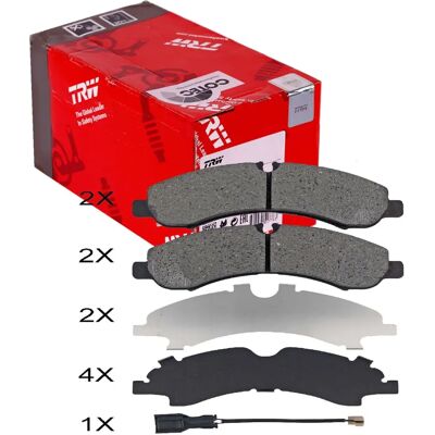 TRW GDB3645 Τακάκια φρένων - Σετ δίσκου TRW GDB3645 Τακάκια φρένων - Σετ δίσκου