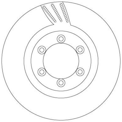 TRW Rexton Skivor - Ventilerad, 6 hål, 294mm - Skiva för broms TRW Rexton Skivor - Ventilerad, 6 hål, 294mm - Skiva för broms