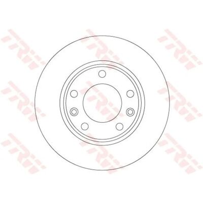 TRW DF6910 Bakbromsdisc - Solid, 5 hål TRW DF6910 Bakbromsdisc - Solid, 5 hål
