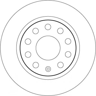 Τροχός φρένου TRW Skoda Octavia 3 - 9 τρύπες, 253mm εξωτερική διάμετρος, 10mm πάχος Τροχός φρένου TRW Skoda Octavia 3 - 9 τρύπες, 253mm εξωτερική διάμετρος, 10mm πάχος