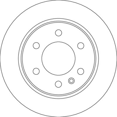 TRW DF6723S Bremseskive - 130mm, 6 huller, sort - Bremseskive TRW DF6723S Bremseskive - 130mm, 6 huller, sort - Bremseskive