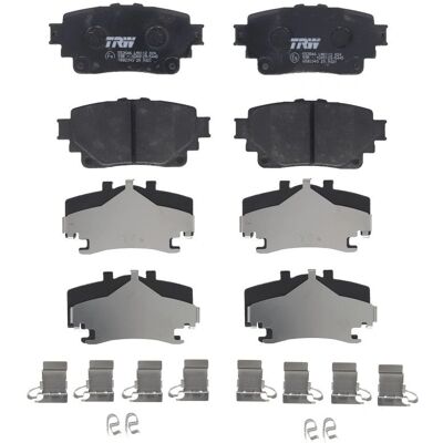 TRW GDB2343 Brake Pads Kit Toyota RAV4 V - Uten slitasjevarsler TRW GDB2343 Brake Pads Kit Toyota RAV4 V - Uten slitasjevarsler