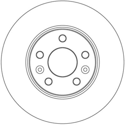 TRW DF4615 Jarrulevy - Ilmastoitu, 5 ruuvinreikää, 296mm ulkohalka TRW DF4615 Jarrulevy - Ilmastoitu, 5 ruuvinreikää, 296mm ulkohalka