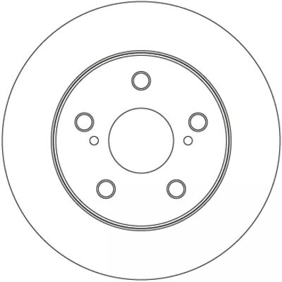 Disco freno TRW DF3970 - Pieno 5 fori 265mm Disco freno TRW DF3970 - Pieno 5 fori 265mm