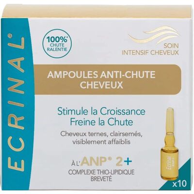Ampoules Ecrinal contre la chute des cheveux - Traitement fortifiant - Publicité Ampoules Ecrinal contre la chute des cheveux - Traitement fortifiant - Publicité