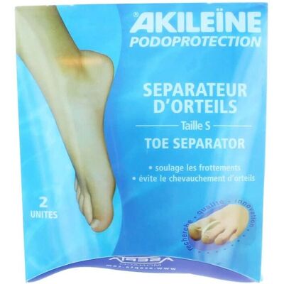 Séparateur d'orteils Akileine Taille S - Soins des pieds - Publicité Séparateur d'orteils Akileine Taille S - Soins des pieds - Publicité